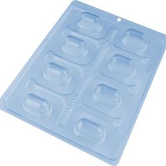 BWB Chocolate Mould 3-part - Mini Elongated Truffle