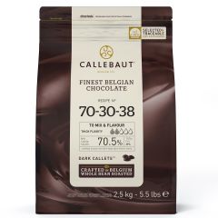 Callebaut Chocolate Callets -Extra Dark (70,5%)- 2,5 kg