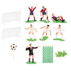 Dekora Football Cake Toppers & Candles pk/10
