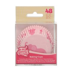 FunCakes Baking Cups Baby Pink pk/48