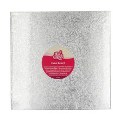 FunCakes Cake Board Square 30,5 x 30,5 cm - Silver