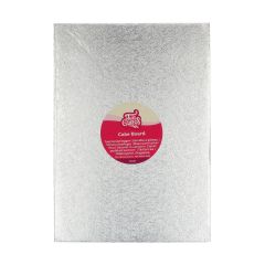 FunCakes Cake Board Oblong 35 x 25 cm - Silver