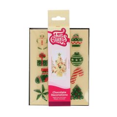 Funcakes Chocolate Decorations Xmas Figures Set/12