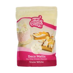 FunCakes Deco Melts -Snow White- 1kg