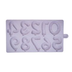 Karen Davies Silicone Mould - Balloon Numbers