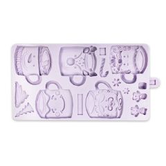 Karen Davies Silicone Mould - Festive Mugs