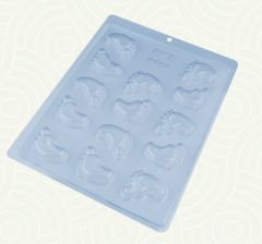 BWB Chocolate Mould 3-part - Baby Foot