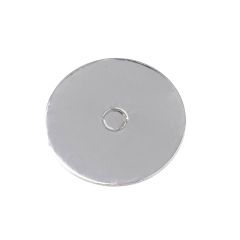 LOYAL Cake Board Perforated Round - Silver 10cm pk/10 