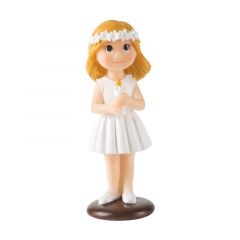Decorative Figure Communion - Girl with Candle 10cm