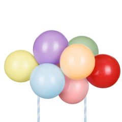 PartyDeco Balloon-Cake Topper Kit 29cm - Rainbow 