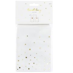 PartyDeco Treat Bags - Little Star 13x14cm pk/6