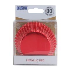 PME Foil Baking Cups Metallic Red pk/30