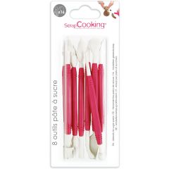 Scrapcooking Fondant Modelling Tools 8 pcs