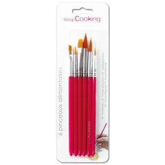 Scrapcooking Food Brush Set/6