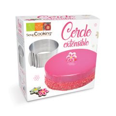 Scrapcooking Adjustable Baking Frame S/S Ø16-30cm