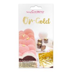 ScrapCooking 24 Carats Gold Leaf Sheets pk/4