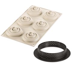 Silikomart Kit Mini Tarte Twist Set/6