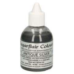 Sugarflair Airbrush Colouring  - Antique Silver - 60ml