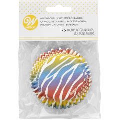 Wilton Baking Cups Zebra Brights pk/75