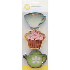 Wilton Tea Party Cookie Cutter Set/3