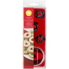 Wilton Round Linzer Cut Out Cookie Cutter Set/7