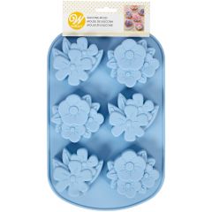Wilton Silicone Baking Mould Floral
