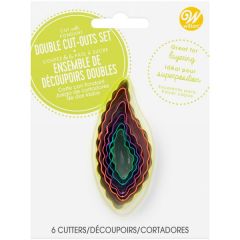 Wilton Double-sided Cutters Leaf Set/6